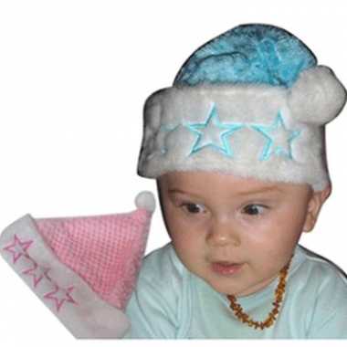 Baby kerst mutsje sterren