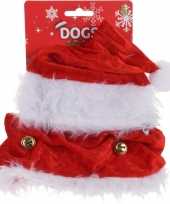 Kerstkleding honden kerstmuts halsband
