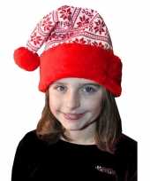 Rood witte kerstmuts kinderen