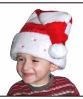 Rood witte kinder kerstmuts
