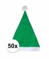 X groene voordelige kerstmuts volwassenen 10130478