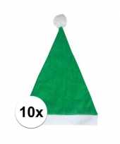 X groene voordelige kerstmuts volwassenen