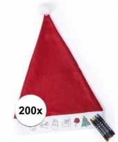 X kerstmuts kinderen inkleurbaar inclusief waskrijtjes