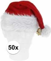 X luxe pluche kerstmutsen bel 10159603