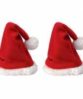 X mini kerstmutsjes kerstmutsen