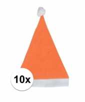 X oranje voordelige kerstmuts volwassenen