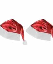 X rode glimmende kerstman kerstmutsen volwassenen