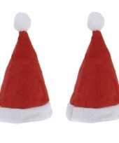 X stuks mini kerstmutsjes clip